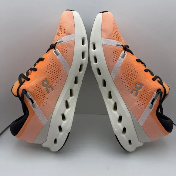 On Cloudsurfer 2 Tangerine Ivory Running Shoes Men's Size 12.5 US Athletic